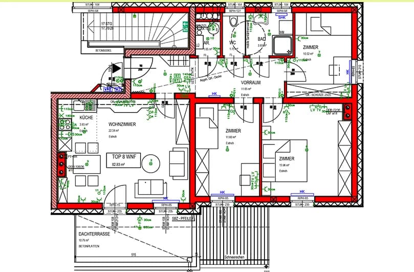 Wohnung mieten in Horn – 82,83 m², € 953 – Bild 15 von 16