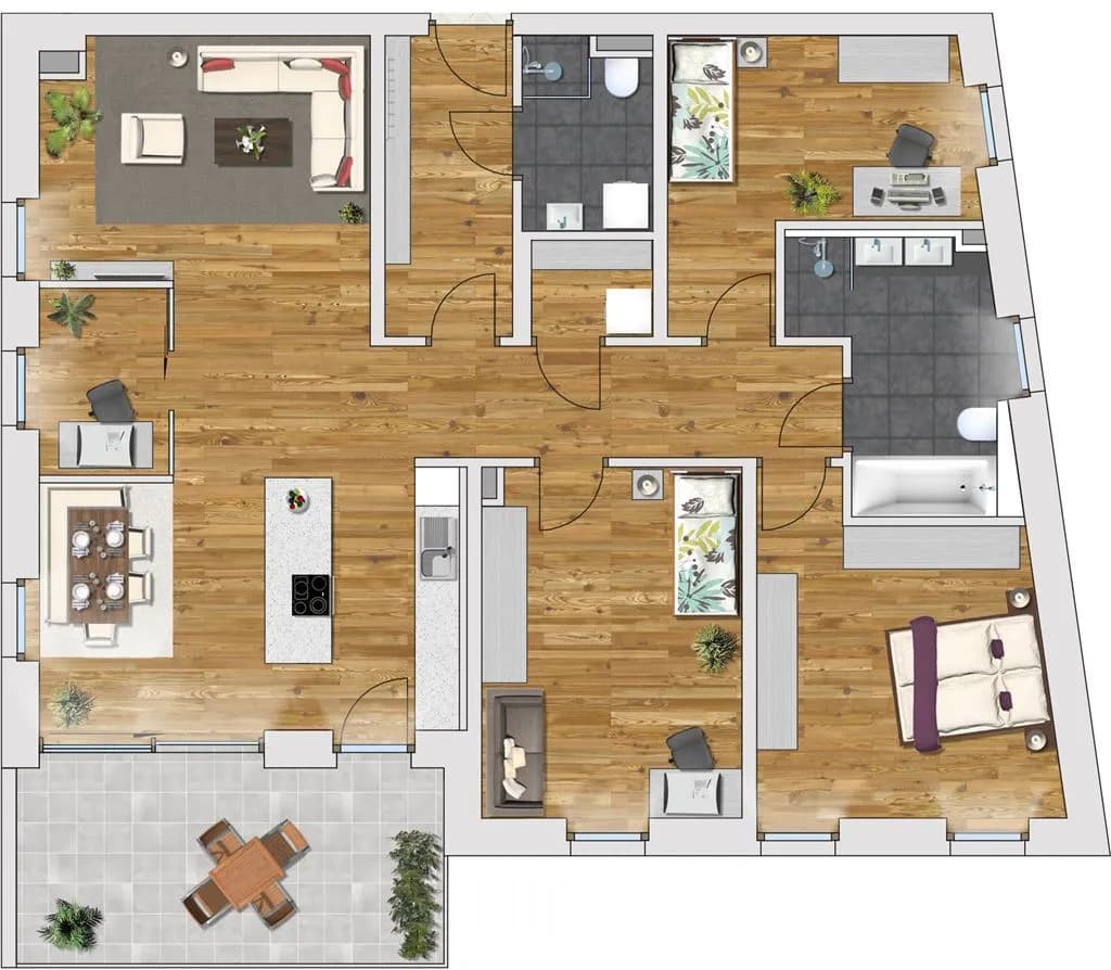 4-Zimmer-Wohnung kaufen in Lienz – 122,07 m², € 975.334 – Bild 13 von 13