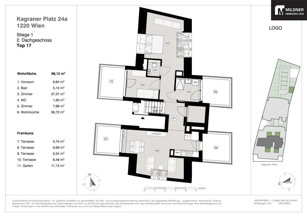 3-Zimmer-Wohnung kaufen in Wien – 98,12 m², € 838.935 – Bild 12 von 12