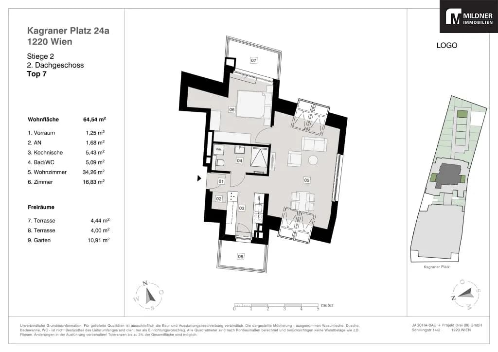 2-Zimmer-Wohnung kaufen in Wien – 64,54 m², € 537.852 – Bild 12 von 12