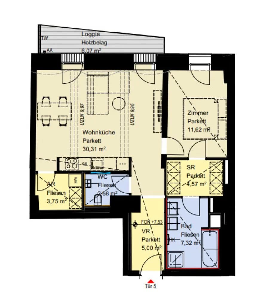 2-Zimmer-Wohnung kaufen in Wien – 71,25 m², € 528.900 – Bild 18 von 18