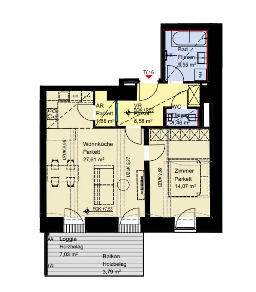 2-Zimmer-Wohnung kaufen in Wien – 63,98 m², € 478.900 – Bild 17 von 17
