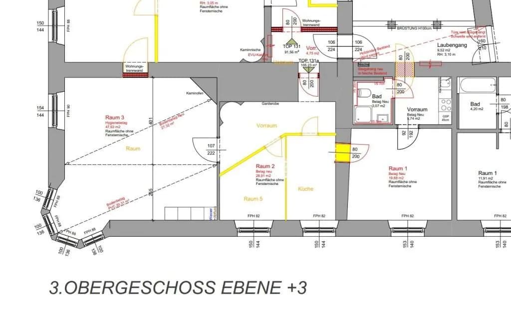 3-Zimmer-Gewerbeimmobilie mieten in Graz – 105 m², € 1.291 – Bild 8 von 8