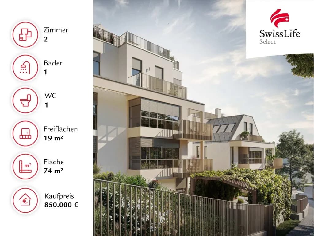 3-Zimmer-Wohnung kaufen in Wien – 73,69 m², € 850.000 – Bild 2 von 5