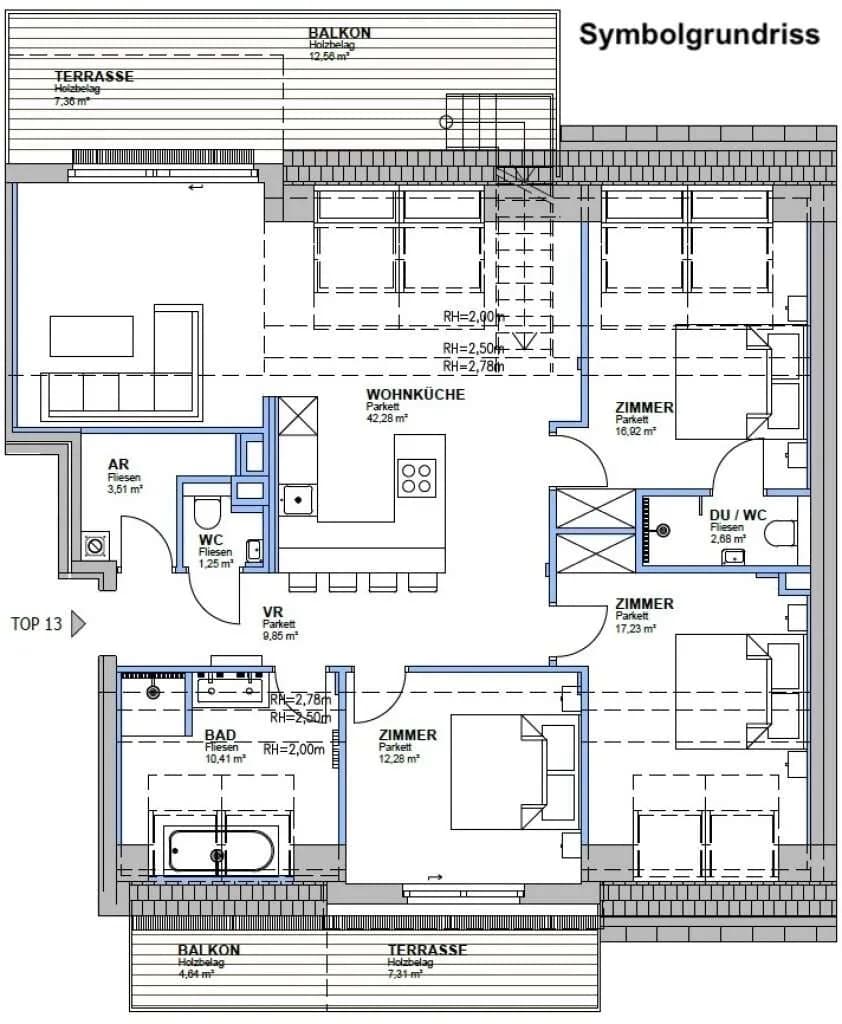 4-Zimmer-Wohnung kaufen in Wien – 80 m², € 469.900 – Bild 13 von 13