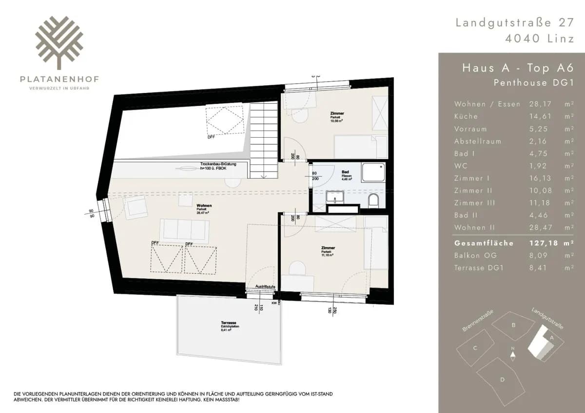 5-Zimmer-Wohnung kaufen in Linz – 127,18 m², € 897.000 – Bild 22 von 22