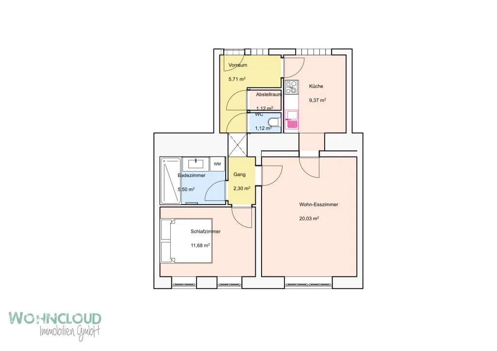 2-Zimmer-Wohnung kaufen in Wien – 58,23 m², € 298.900 – Bild 19 von 20