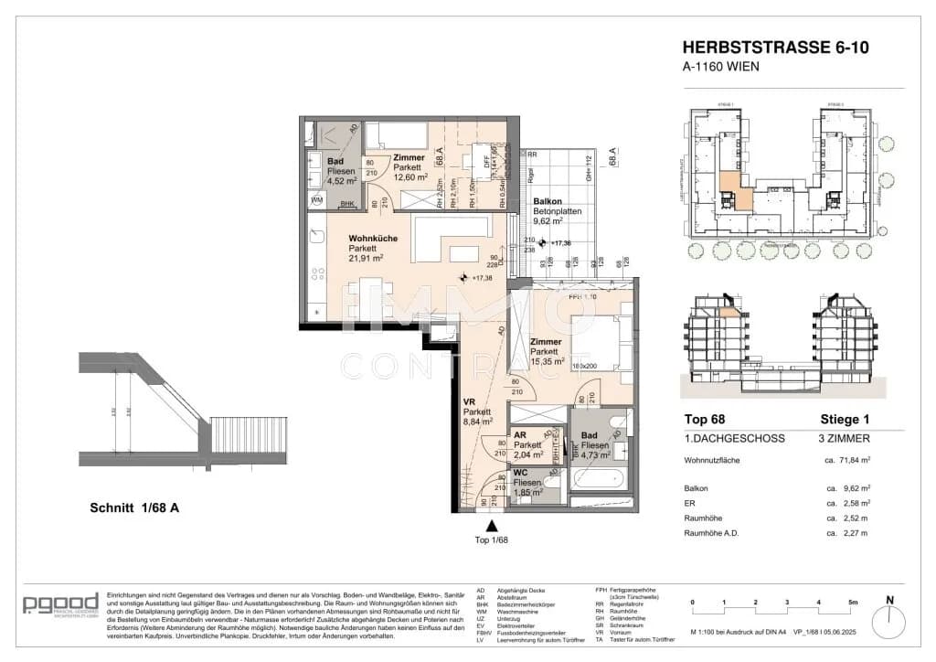 3-Zimmer-Wohnung kaufen in Wien – 71,84 m², € 594.500 – Bild 11 von 11