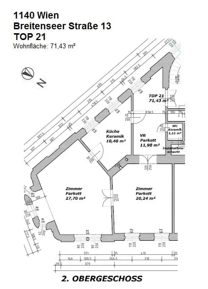 2-Zimmer-Wohnung kaufen in Wien – 71,43 m², € 89.000 – Bild 8 von 9