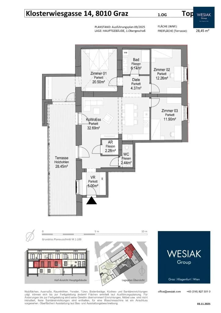 4-Zimmer-Wohnung mieten in Graz – 98 m², € 1.503 – Bild 9 von 9