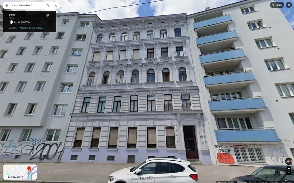 2-Zimmer-Wohnung mieten in Wien – 49 m², € 844