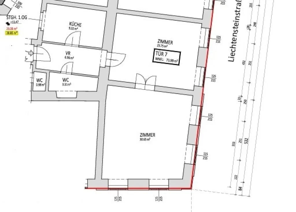 2-Zimmer-Wohnung kaufen in Wien – 74 m², € 525.000 – Bild 8 von 8