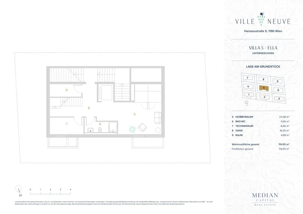 3-Zimmer-Haus mieten in Wien – 114 m², € 2.450 – Bild 11 von 11