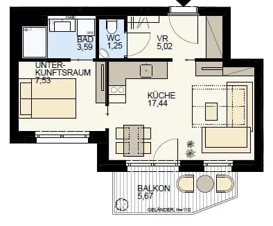 2-Zimmer-Wohnung kaufen in Wien – 34,83 m², € 273.792 – Bild 11 von 14