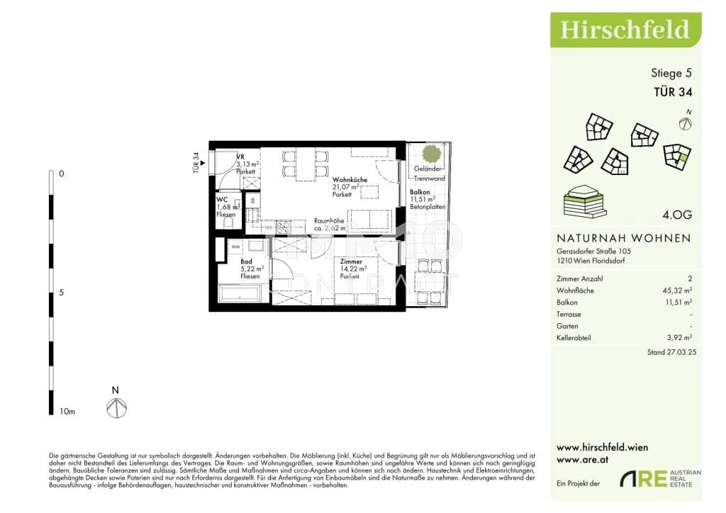 2-Zimmer-Wohnung kaufen in Wien – 45,32 m², € 273.000 – Bild 17 von 17