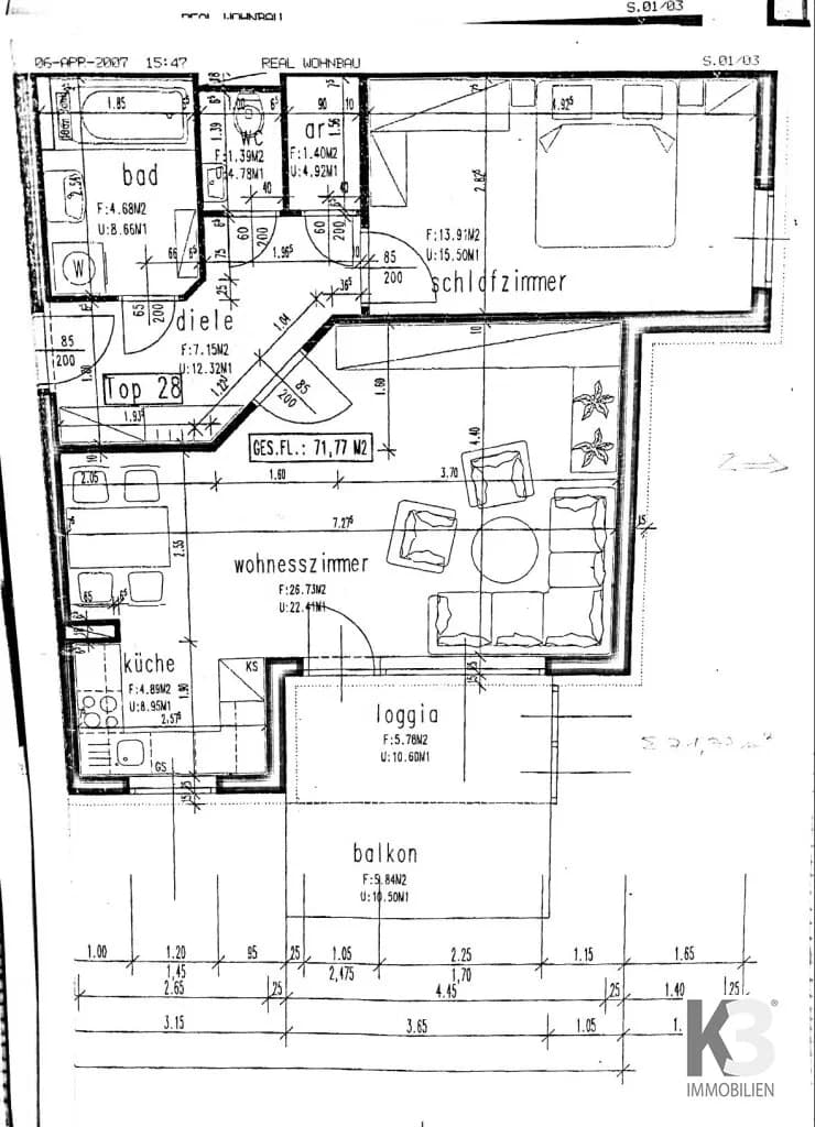 2-Zimmer-Wohnung kaufen in Klagenfurt – 69 m², € 398.000 – Bild 7 von 7