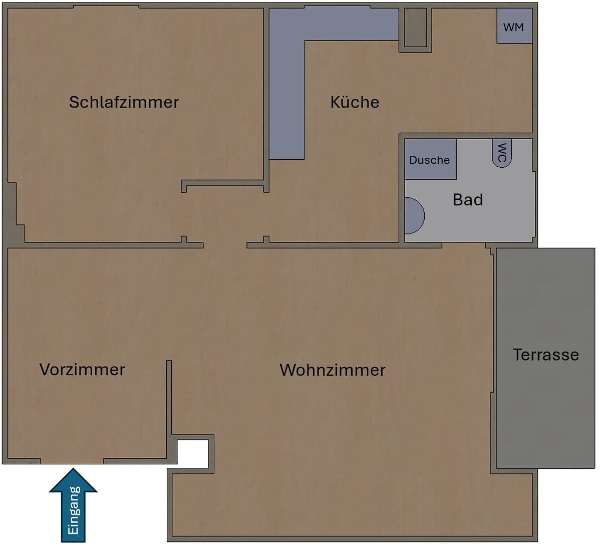 2-Zimmer-Wohnung mieten in Eisenstadt - Umgebung – 84 m², € 887 – Bild 10 von 10