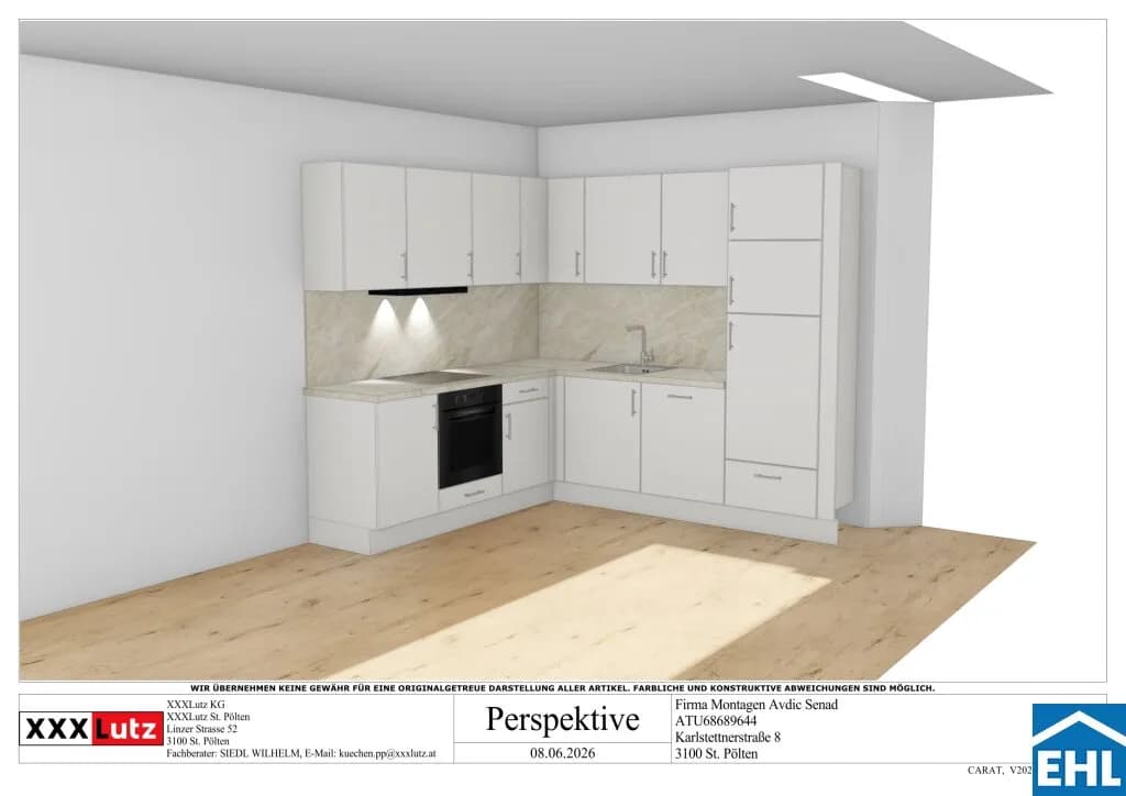 2-Zimmer-Wohnung mieten in Wien – 34,73 m², € 820