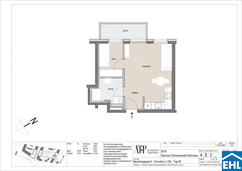 2-Zimmer-Wohnung mieten in Wien – 34,73 m², € 820 – Bild 18 von 18