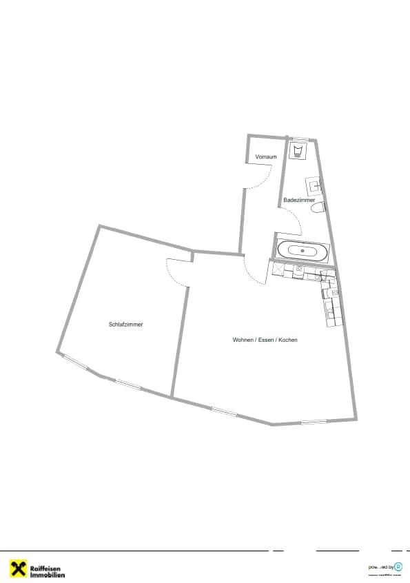 2-Zimmer-Wohnung kaufen in Hallein – 56 m², € 259.000 – Bild 4 von 4
