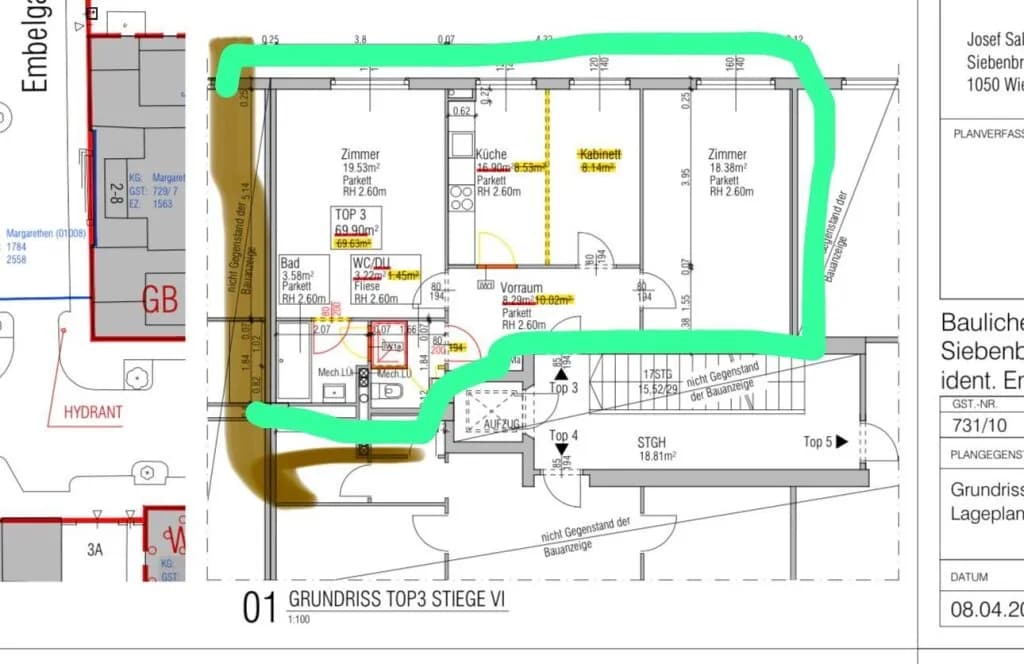 3-Zimmer-Wohnung kaufen in Wien – 70 m², € 399.999 – Bild 24 von 24