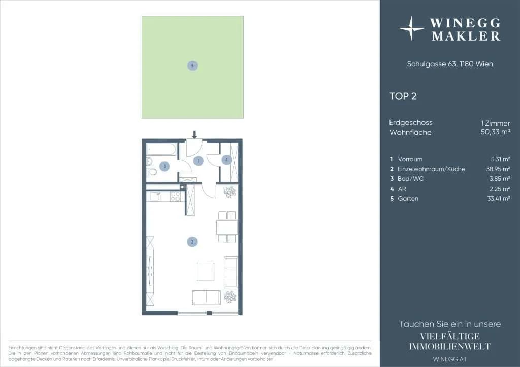 1-Zimmer-Wohnung kaufen in Wien – 50,33 m², € 259.000 – Bild 13 von 13