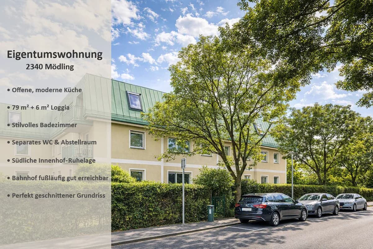 3-Zimmer-Wohnung kaufen in Mödling – 79,72 m² – Bild 1 von 19