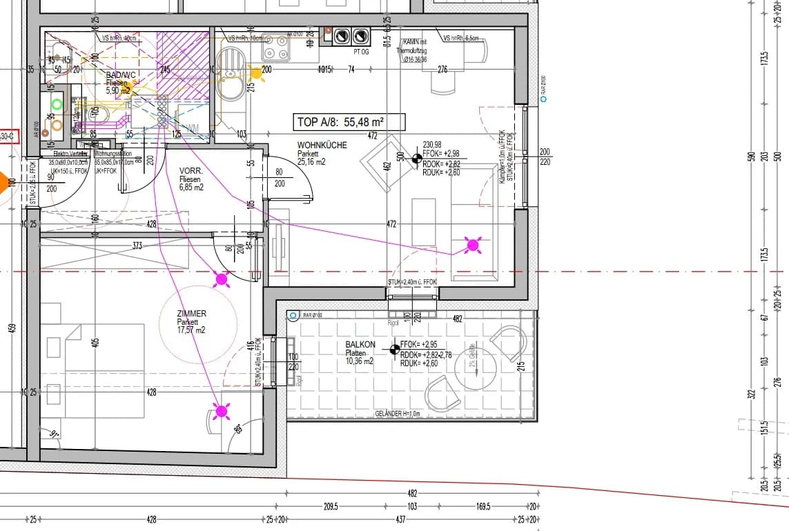 2-Zimmer-Wohnung mieten in Hollabrunn – 55,48 m², € 642 – Bild 2 von 2