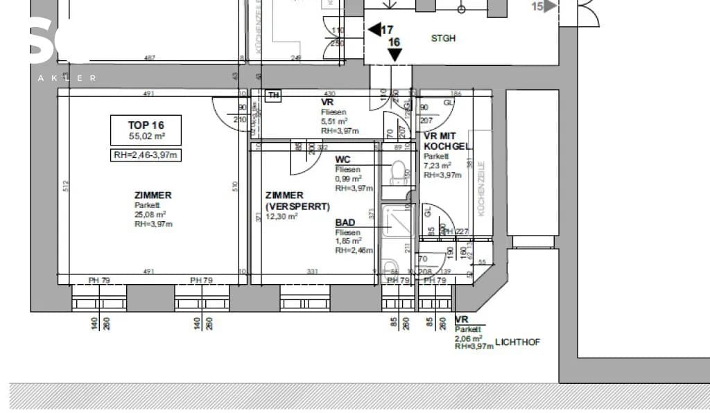 2-Zimmer-Wohnung kaufen in Wien – 55,02 m², € 229.000 – Bild 16 von 17