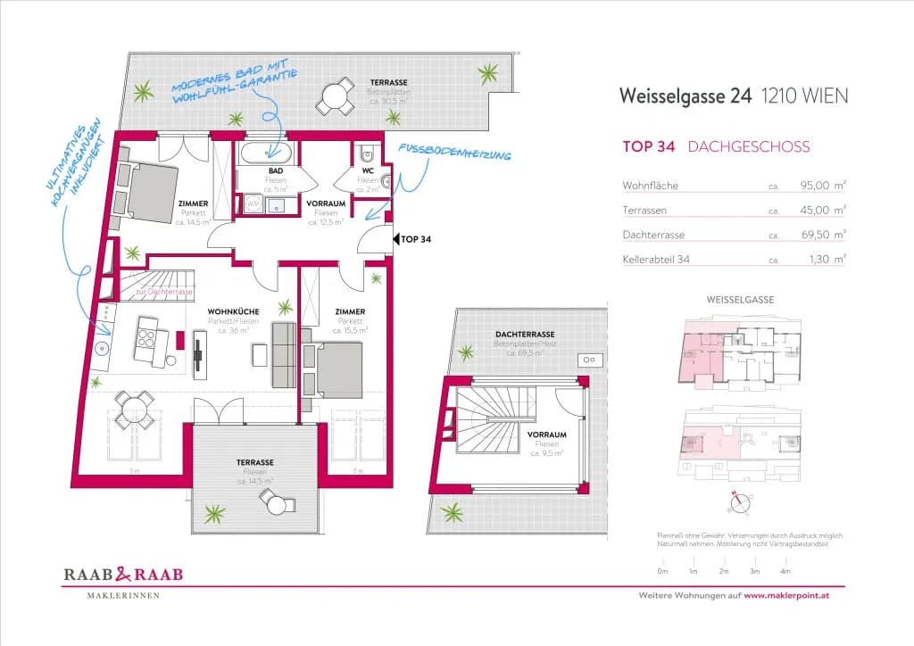 3-Zimmer-Wohnung mieten in Wien – 95 m², € 1.891 – Bild 17 von 17