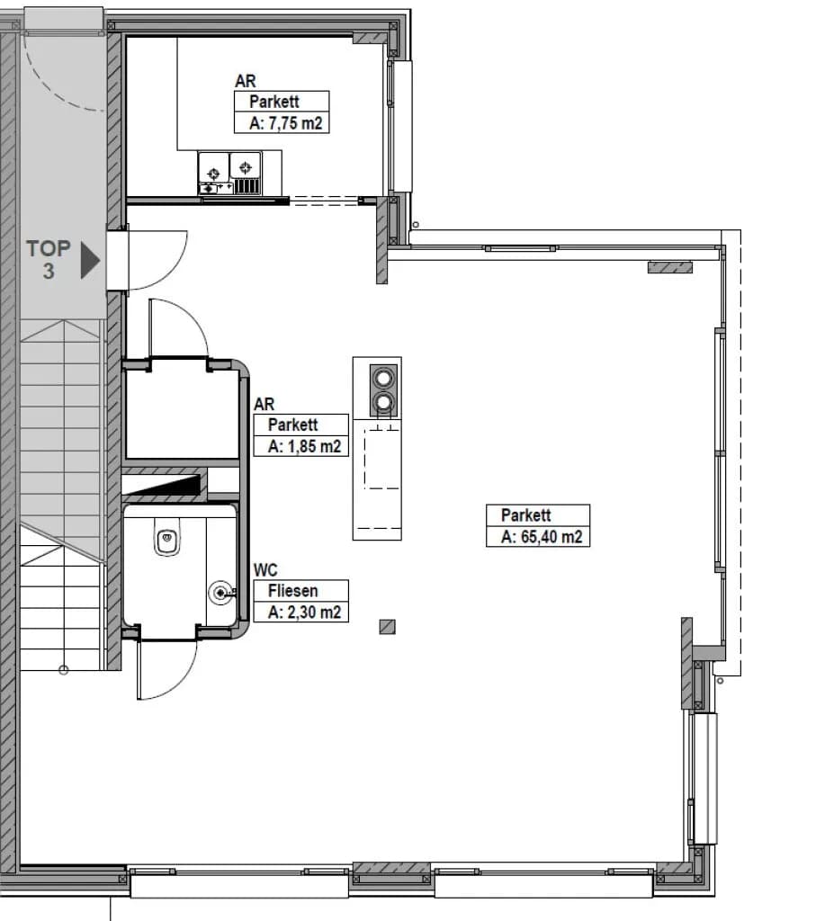 4-Zimmer-Wohnung mieten in Wien – 151,08 m², € 2.550 – Bild 31 von 32