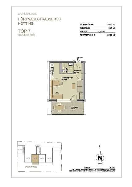 1-Zimmer-Wohnung mieten in Innsbruck – 29 m², € 1.000 – Bild 2 von 20