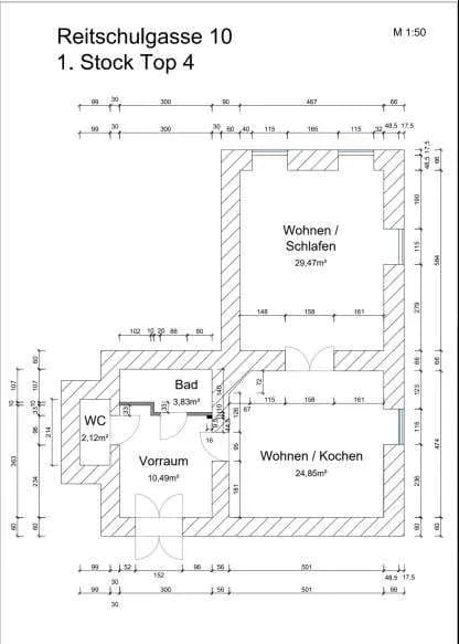2-Zimmer-Wohnung mieten in Graz – 72 m², € 877 – Bild 30 von 30