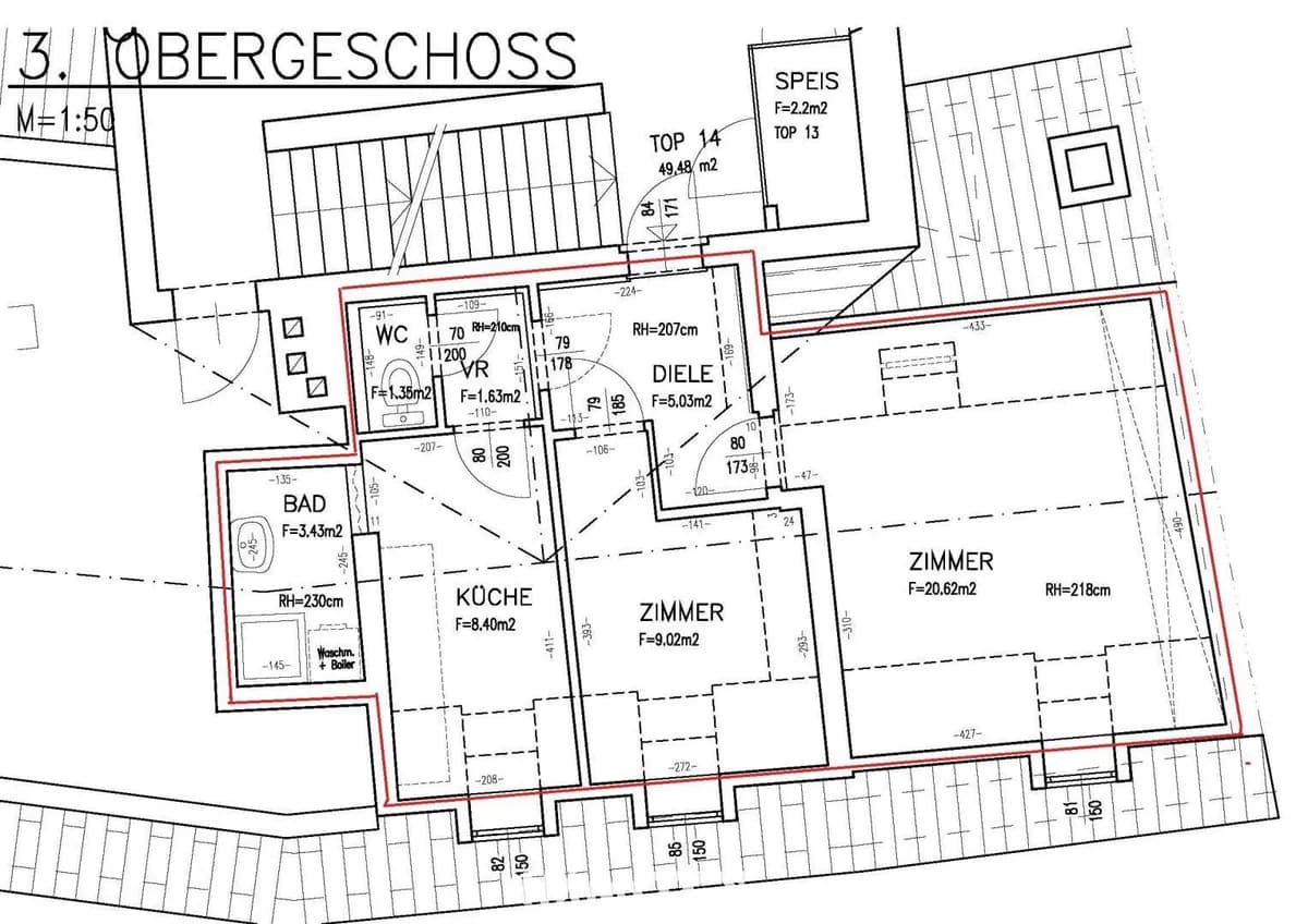 2-Zimmer-Wohnung kaufen in Graz – 50,6 m², € 169.000 – Bild 9 von 10