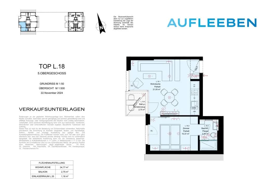 2-Zimmer-Wohnung kaufen in Wien – 34,77 m², € 219.900 – Bild 11 von 11