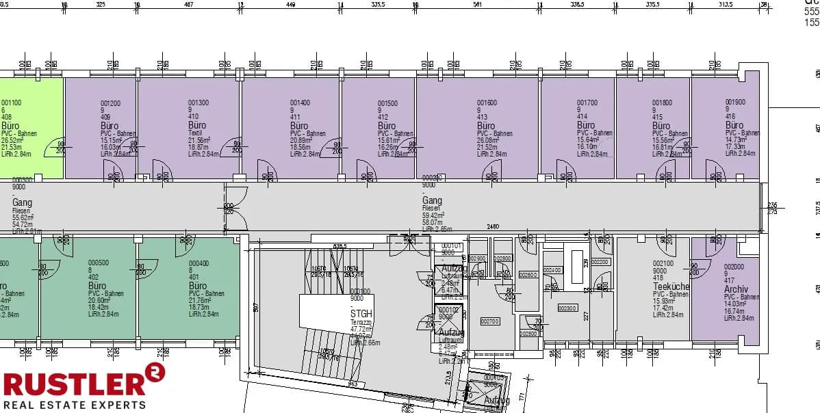 9-Zimmer-Gewerbeimmobilie mieten in Linz – 159 m², € 2.319 – Bild 7 von 8