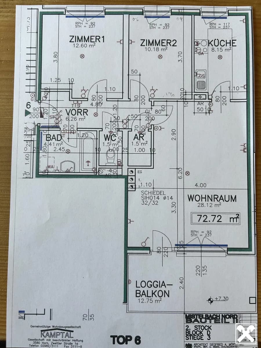3-Zimmer-Wohnung kaufen in Mistelbach – 72,72 m², € 290.000 – Bild 11 von 11
