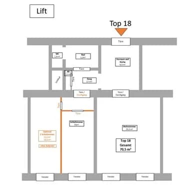Wohnung kaufen in Wien – 71 m², € 399.999 – Bild 5 von 6