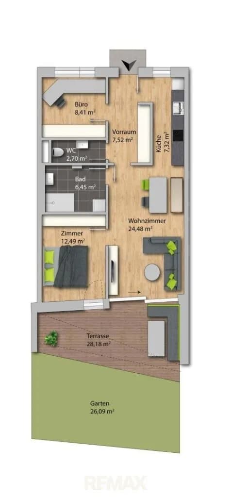 3-Zimmer-Wohnung mieten in Vöcklabruck – 70 m², € 1.568 – Bild 21 von 21