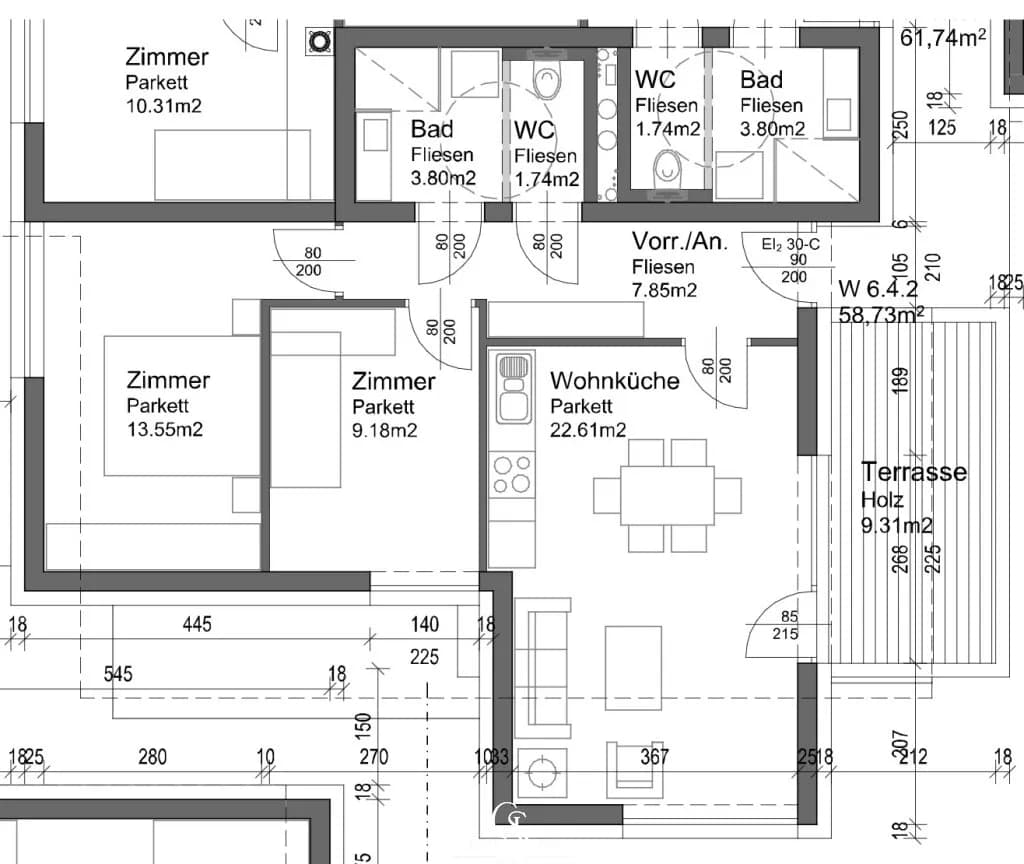 3-Zimmer-Wohnung kaufen in Graz-Umgebung – 59,41 m², € 199.500 – Bild 18 von 18