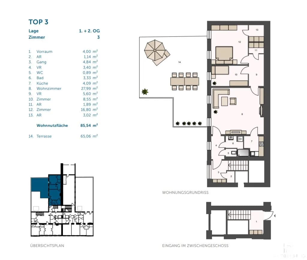 3-Zimmer-Wohnung kaufen in Wien – 85,54 m², € 499.000 – Bild 23 von 23