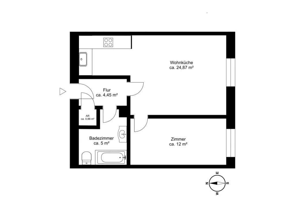 2-Zimmer-Wohnung kaufen in Wien – 47,2 m², € 269.000 – Bild 9 von 9