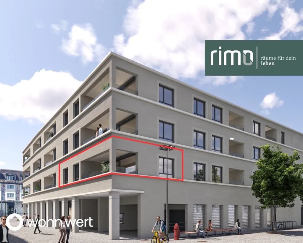 3-Zimmer-Wohnung mieten in Feldkirch – 71,5 m², € 1.549