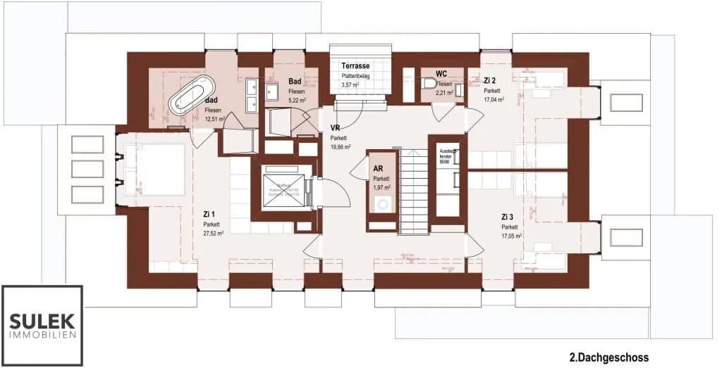5-Zimmer-Wohnung mieten in Wien – 167,9 m², € 3.999 – Bild 35 von 36