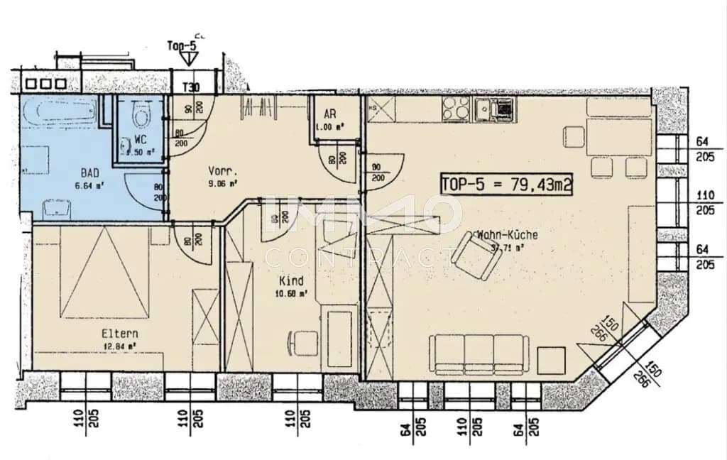 3-Zimmer-Wohnung mieten in Wels – 79,43 m², € 915 – Bild 16 von 16