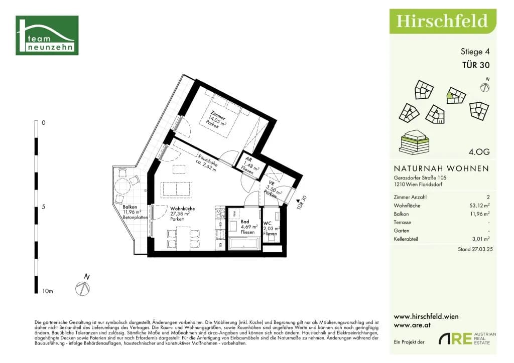 2-Zimmer-Wohnung kaufen in Wien – 53,12 m², € 311.000 – Bild 23 von 23