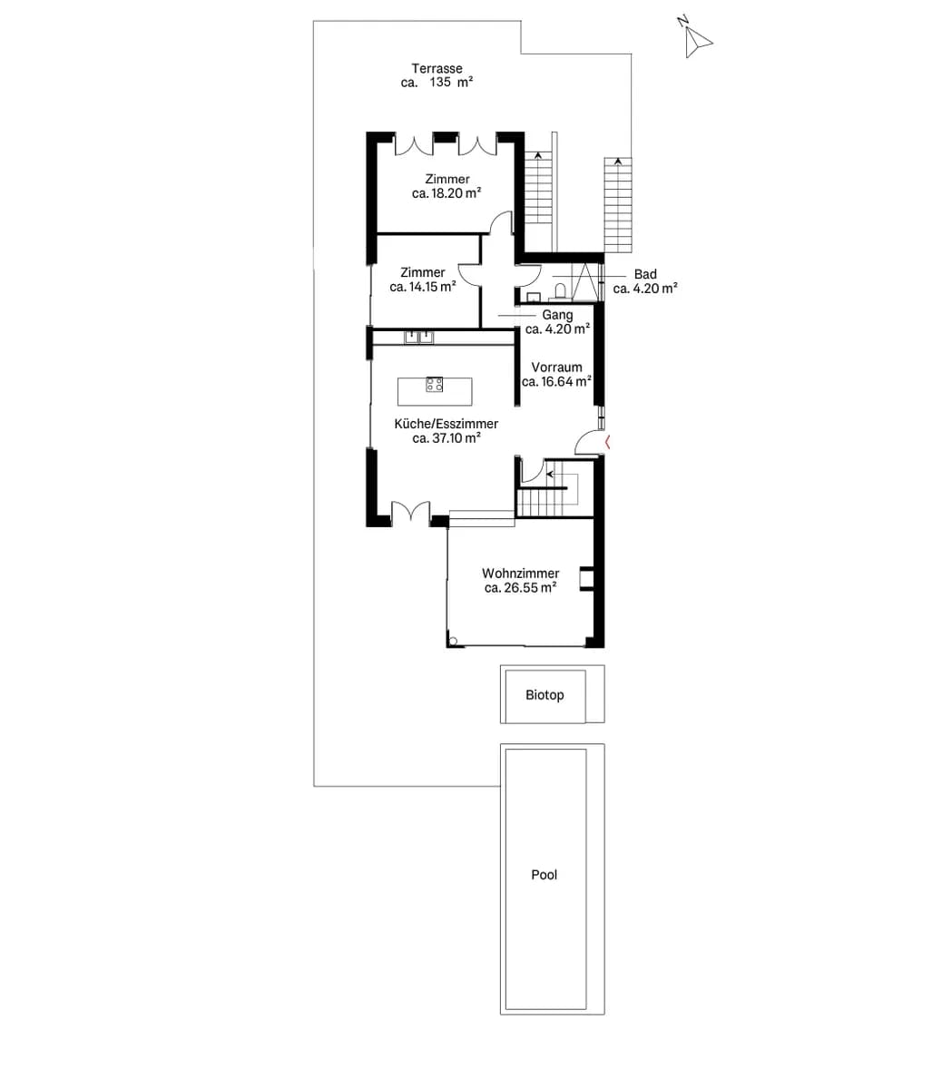 6-Zimmer-Haus kaufen in Wien – 216 m², € 2.590.000 – Bild 13 von 14