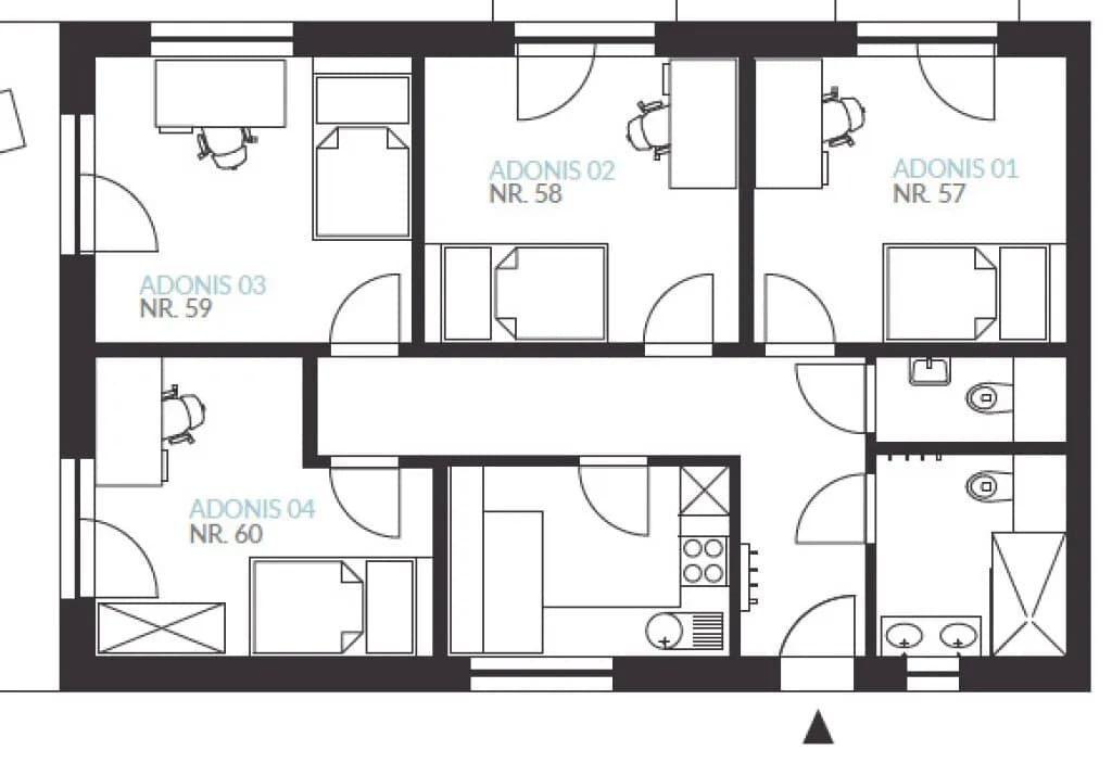 4-Zimmer-Wohnung mieten in Graz – 77,75 m², € 1.127 – Bild 17 von 17