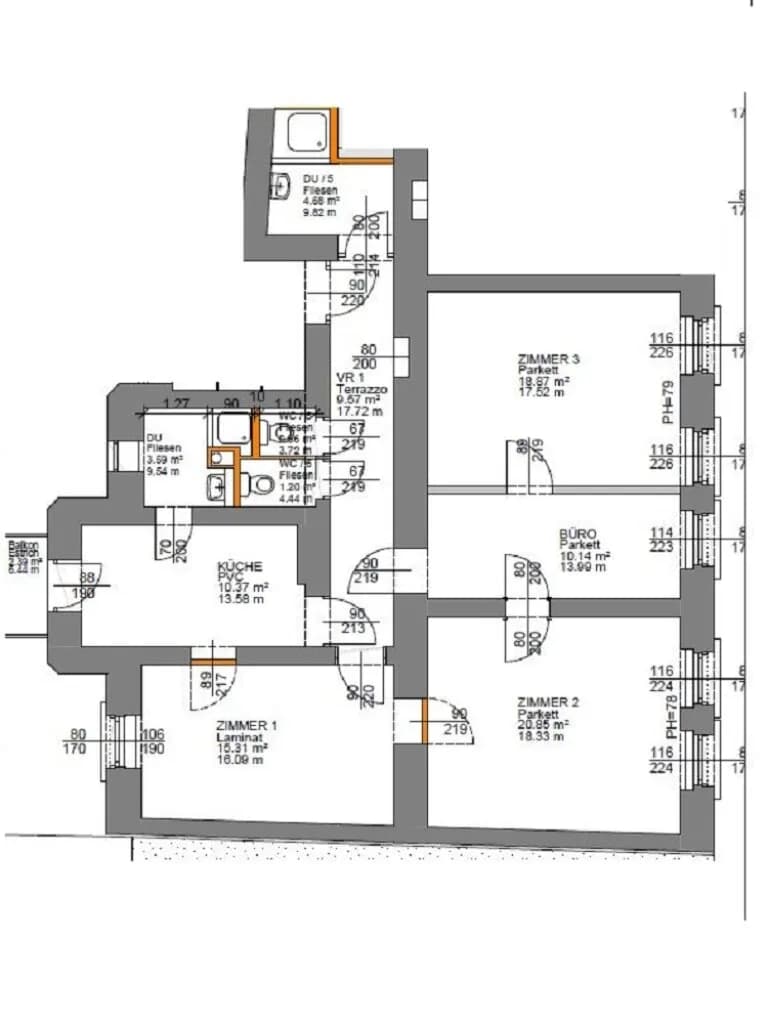 4-Zimmer-Wohnung mieten in Graz – 96 m², € 1.243 – Bild 18 von 18