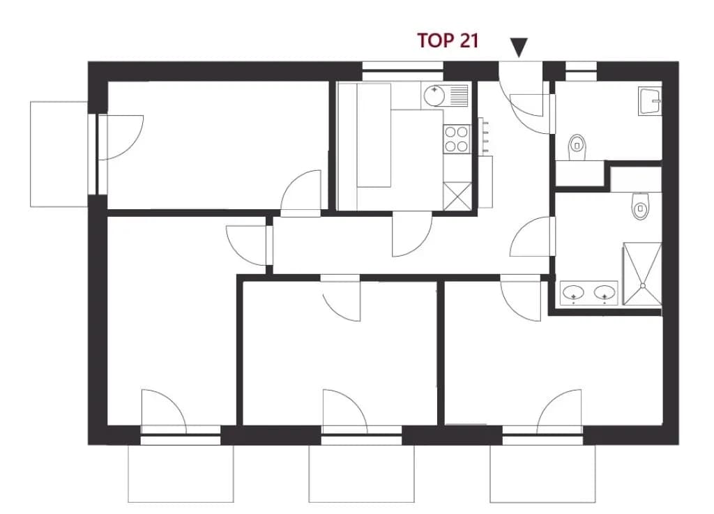4-Zimmer-Wohnung mieten in Graz – 77,1 m², € 1.117 – Bild 16 von 16